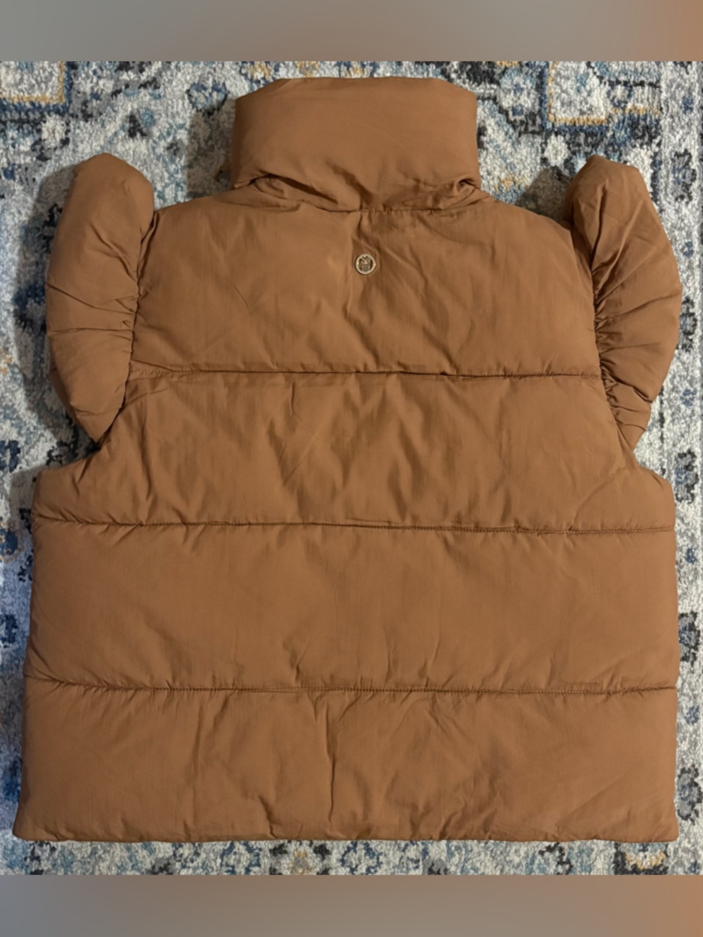 Simply Southern Puffer Vest Womens M/L Quilted Full Zip Collared Warm NWT - Picture 5 of 9